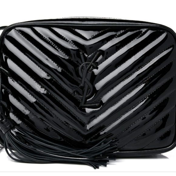 YSL Matelasse patent monogram lou Camara bag - Picture 4 of 5
